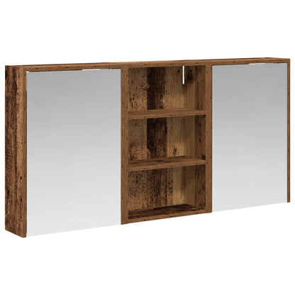 vidaXL Bathroom Cabinet Set 3 pcs 126 x 16 x 62.5 cm Engineered wood