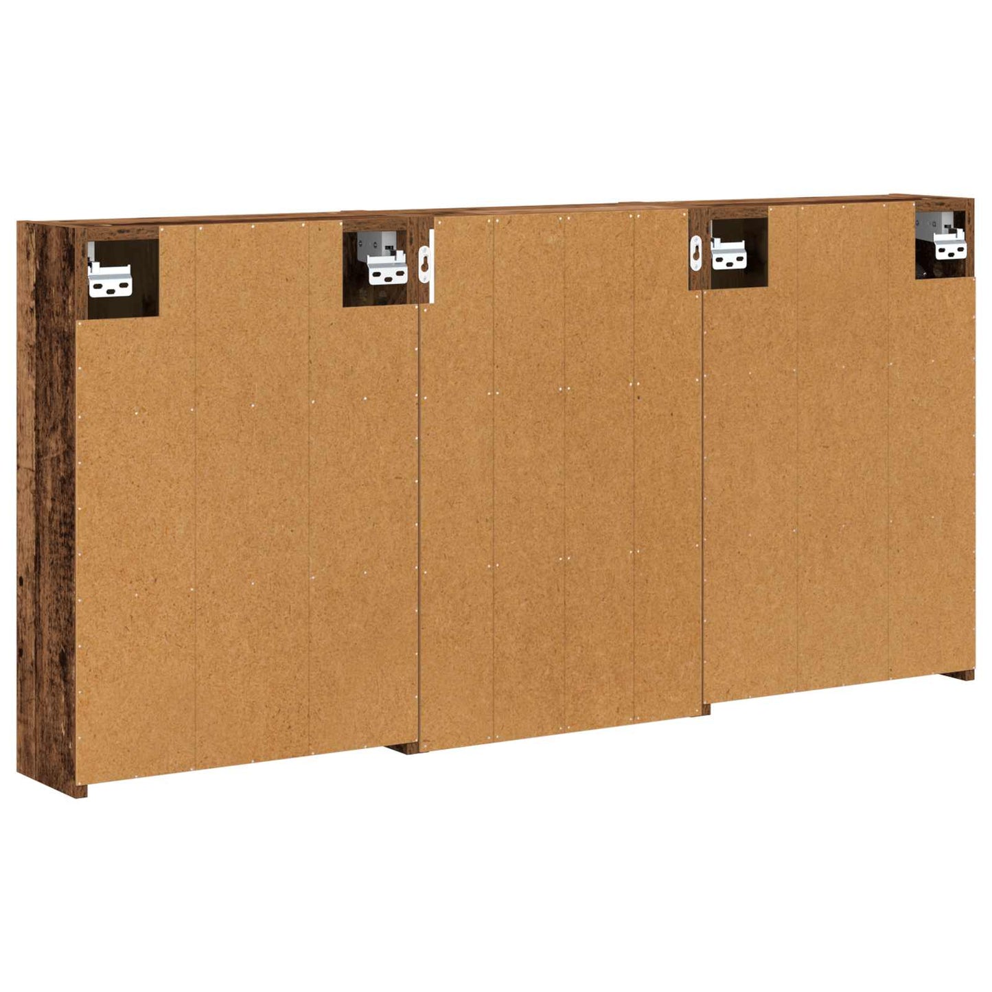 vidaXL Bathroom Cabinet Set 3 pcs 126 x 16 x 62.5 cm Engineered wood