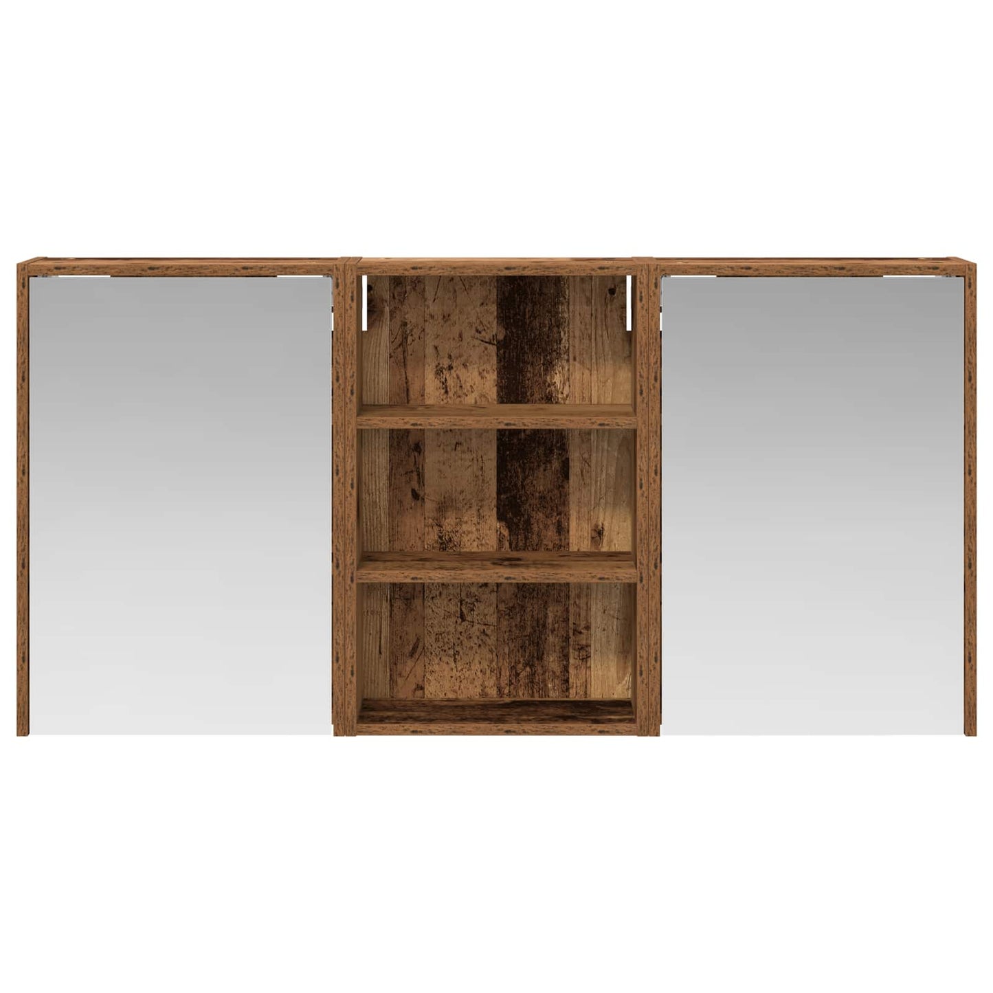 vidaXL Bathroom Cabinet Set 3 pcs 126 x 16 x 62.5 cm Engineered wood