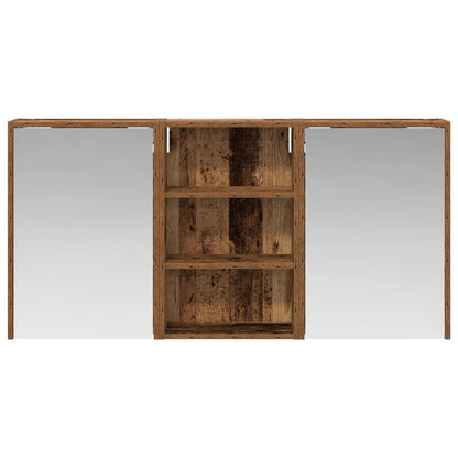 vidaXL Bathroom Cabinet Set 3 pcs 126 x 16 x 62.5 cm Engineered wood