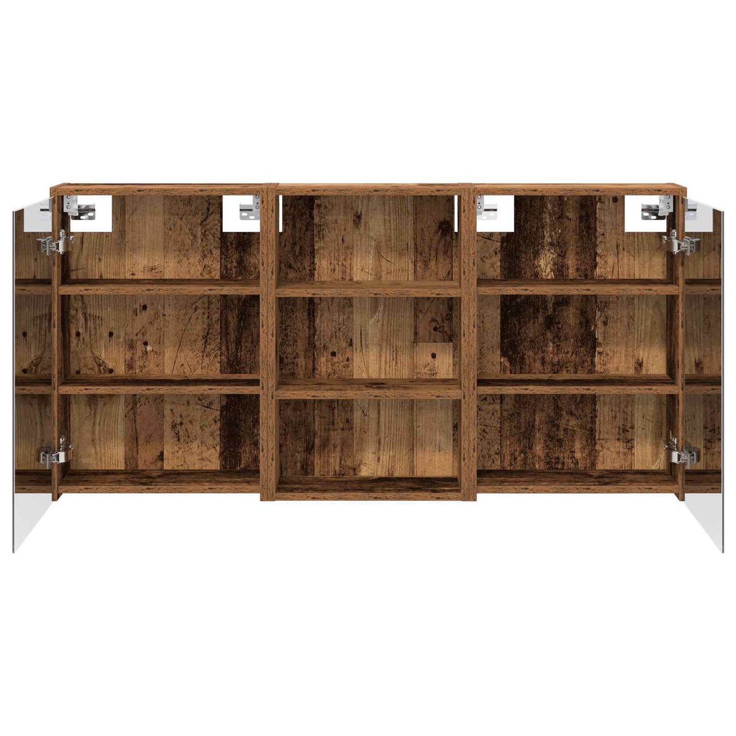 vidaXL Bathroom Cabinet Set 3 pcs 126 x 16 x 62.5 cm Engineered wood
