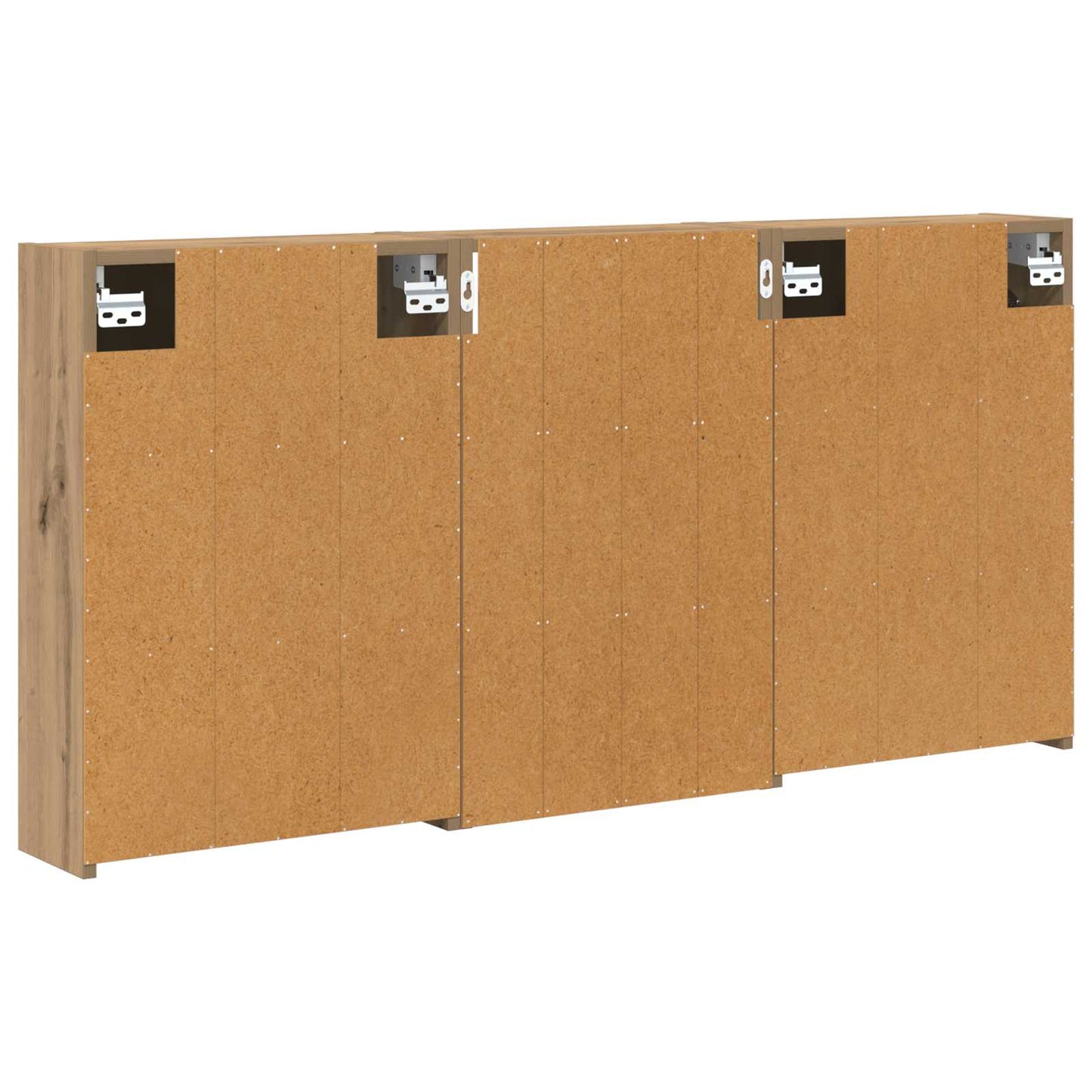 vidaXL Bathroom Cabinet Set 3 pcs 126 x 16 x 62.5 cm Engineered wood