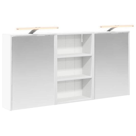 vidaXL Bathroom Cabinet Set 3 pcs 126 x 16 x 62.5 cm Engineered wood