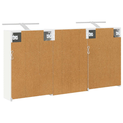 vidaXL Bathroom Cabinet Set 3 pcs 126 x 16 x 62.5 cm Engineered wood