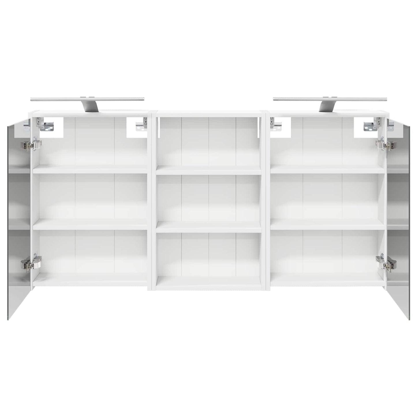 vidaXL Bathroom Cabinet Set 3 pcs 126 x 16 x 62.5 cm Engineered wood