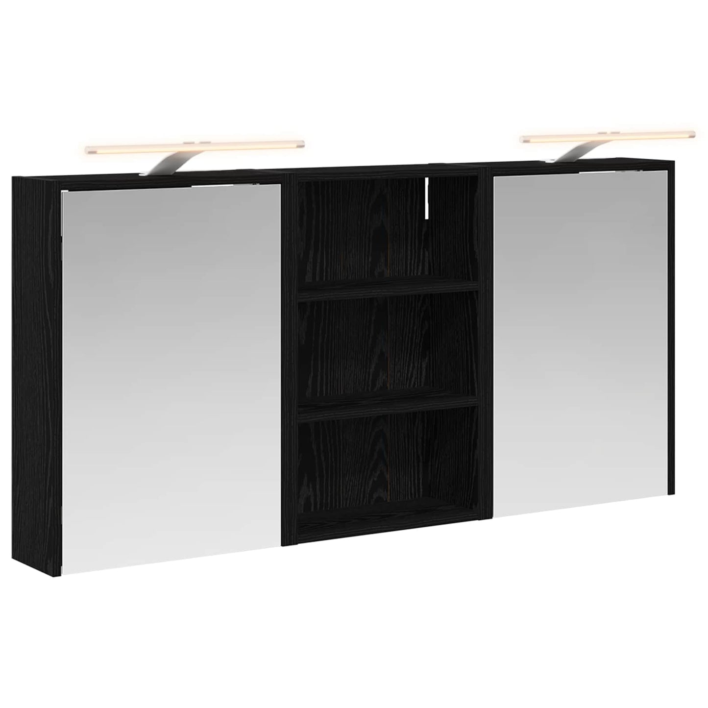 vidaXL Bathroom Cabinet Set 3 pcs 126 x 16 x 62.5 cm Engineered wood