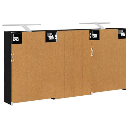 vidaXL Bathroom Cabinet Set 3 pcs 126 x 16 x 62.5 cm Engineered wood