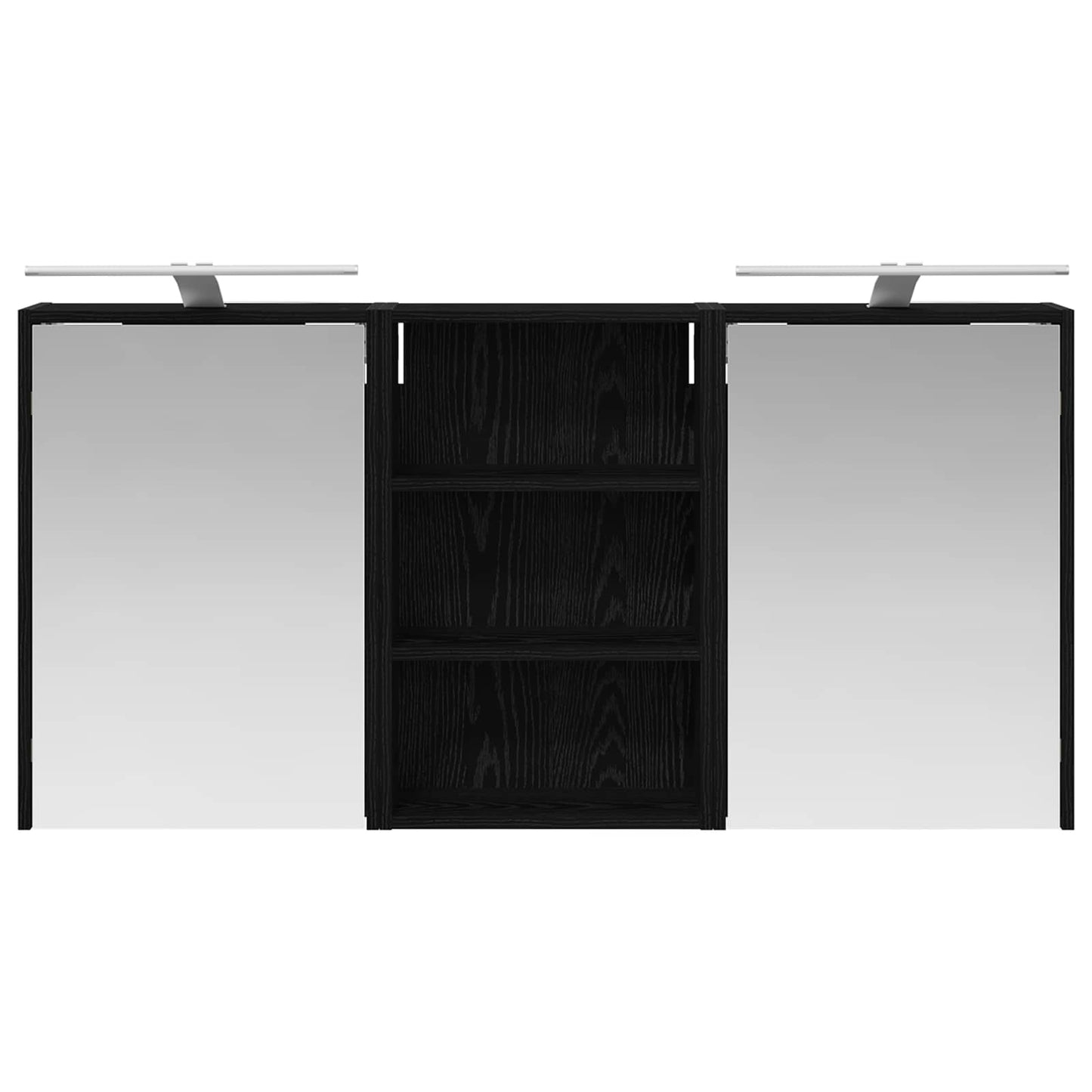 vidaXL Bathroom Cabinet Set 3 pcs 126 x 16 x 62.5 cm Engineered wood