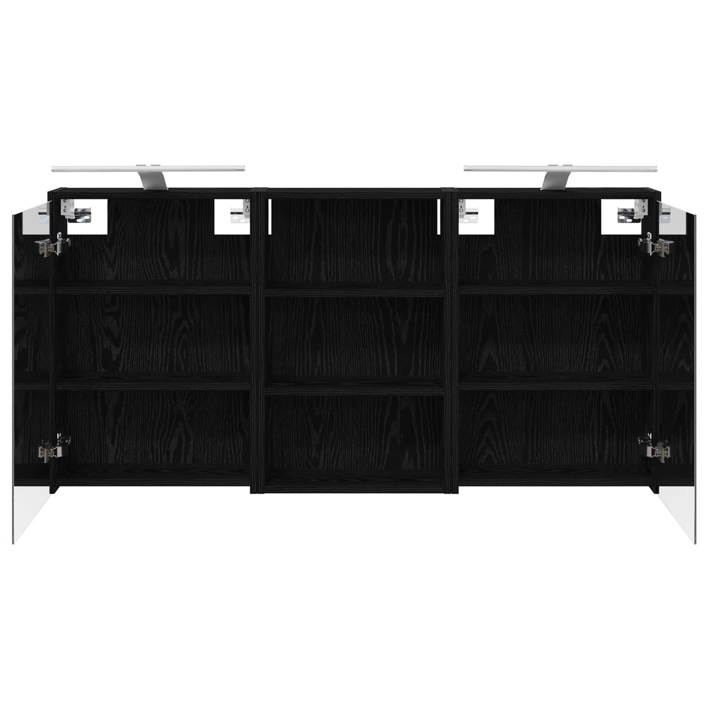 vidaXL Bathroom Cabinet Set 3 pcs 126 x 16 x 62.5 cm Engineered wood