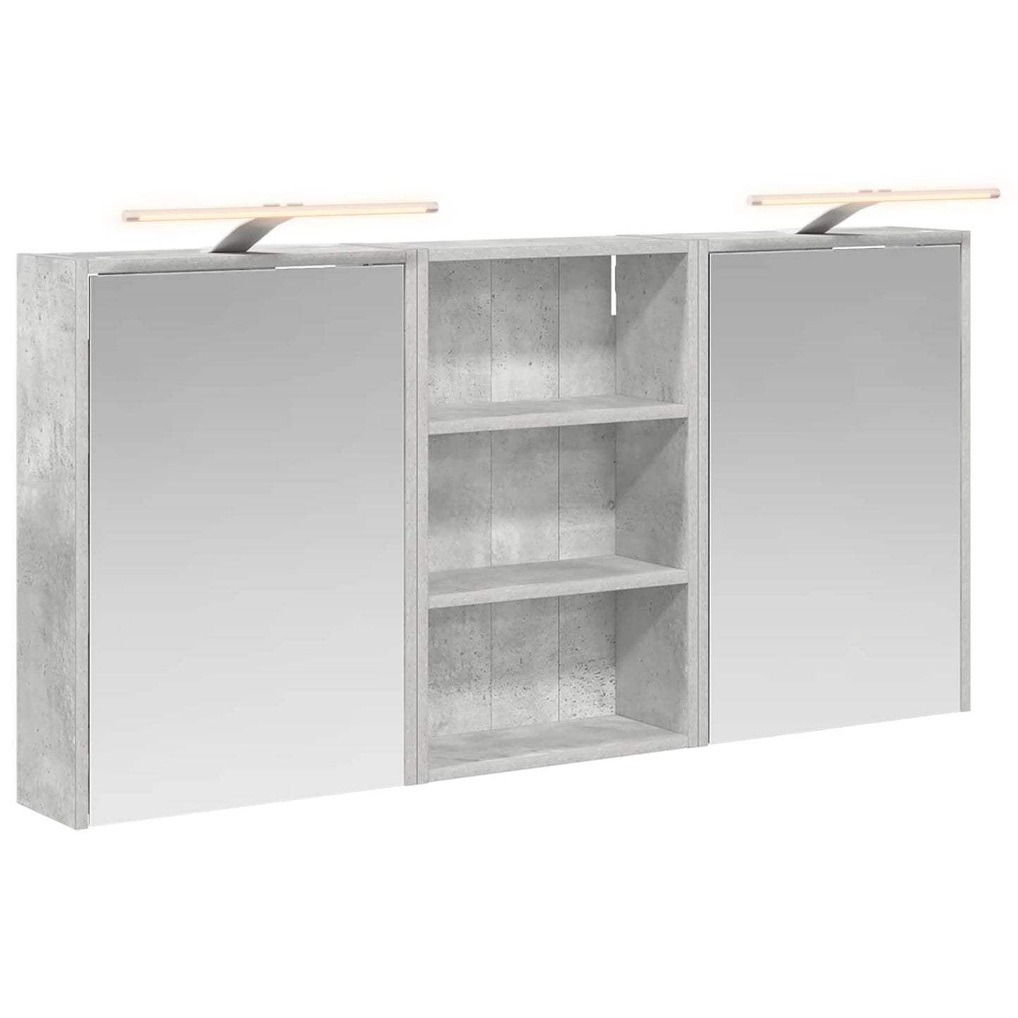 vidaXL Bathroom Cabinet Set 3 pcs 126 x 16 x 62.5 cm Engineered wood