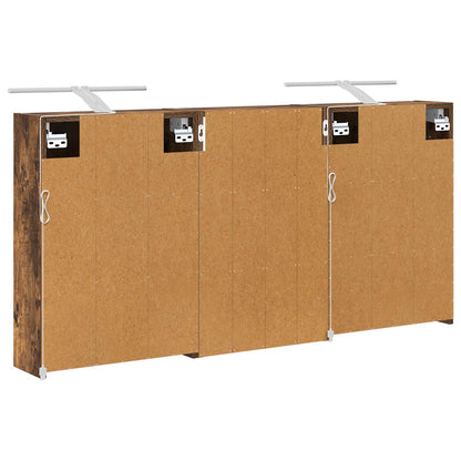 vidaXL Bathroom Cabinet Set 3 pcs 126 x 16 x 62.5 cm Engineered wood