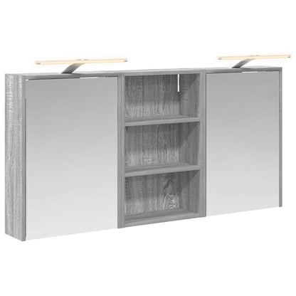vidaXL Bathroom Cabinet Set 3 pcs 126 x 16 x 62.5 cm Engineered wood
