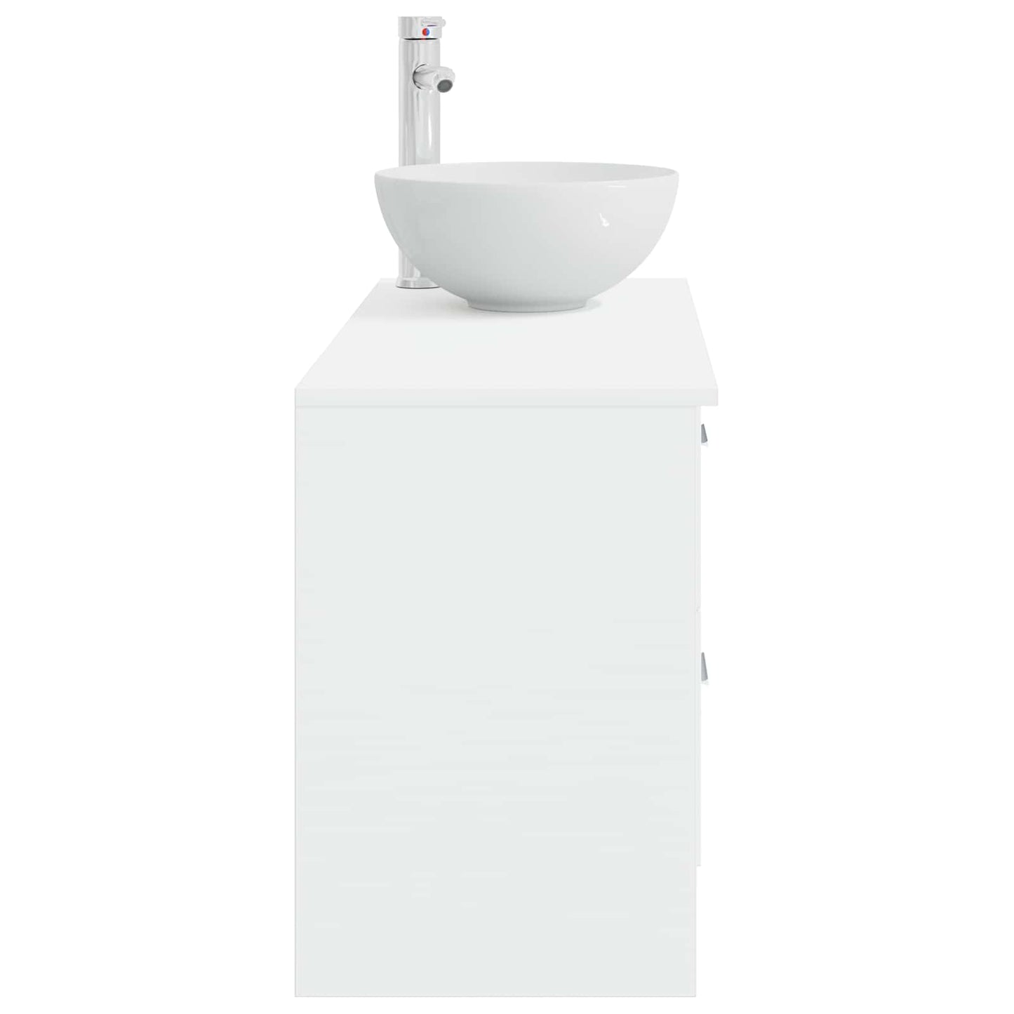 vidaXL Bathroom Furniture Set 2 pcs White Engineered Wood