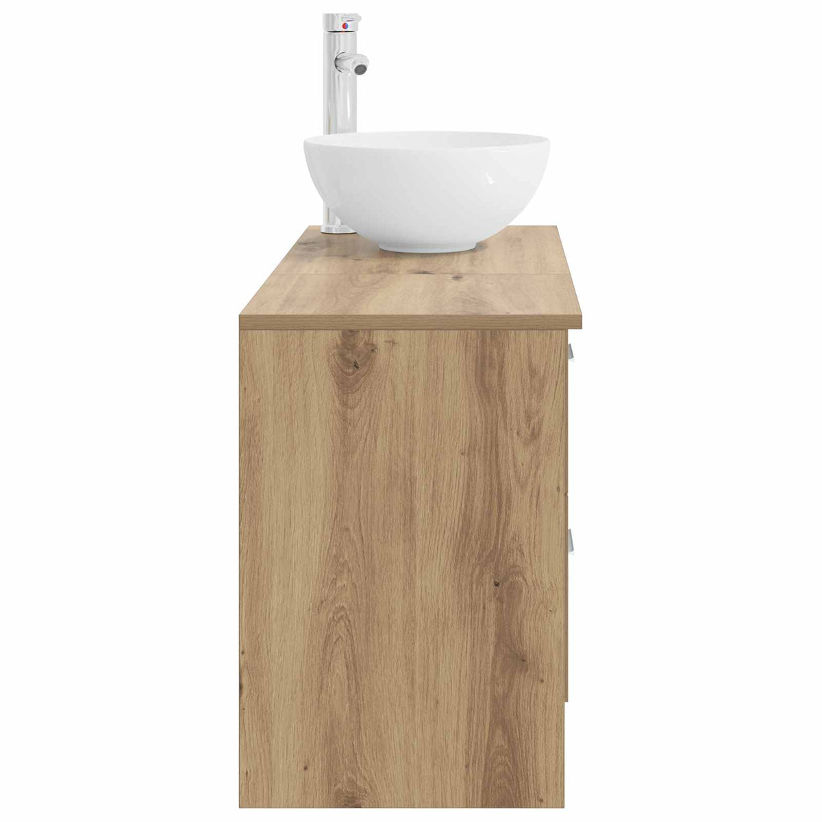 vidaXL Bathroom Cabinet Set 2 pcs Artisan Oak 79.5 x 41 x 80 cm