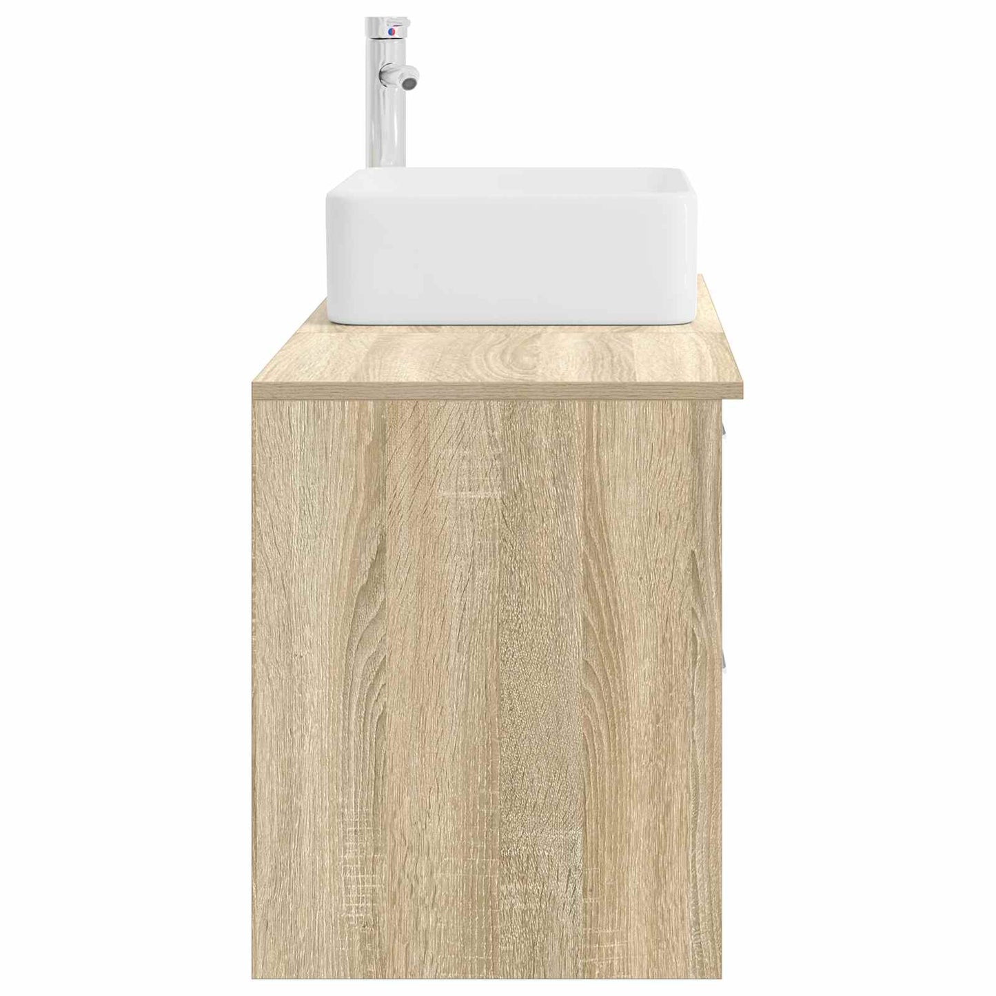 vidaXL Bathroom Furniture Set 2 pcs Sonoma Oak Engineered Wood