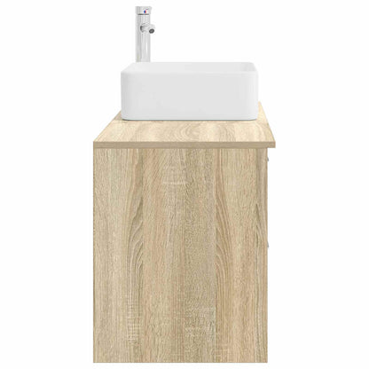 vidaXL Bathroom Furniture Set 2 pcs Sonoma Oak Engineered Wood