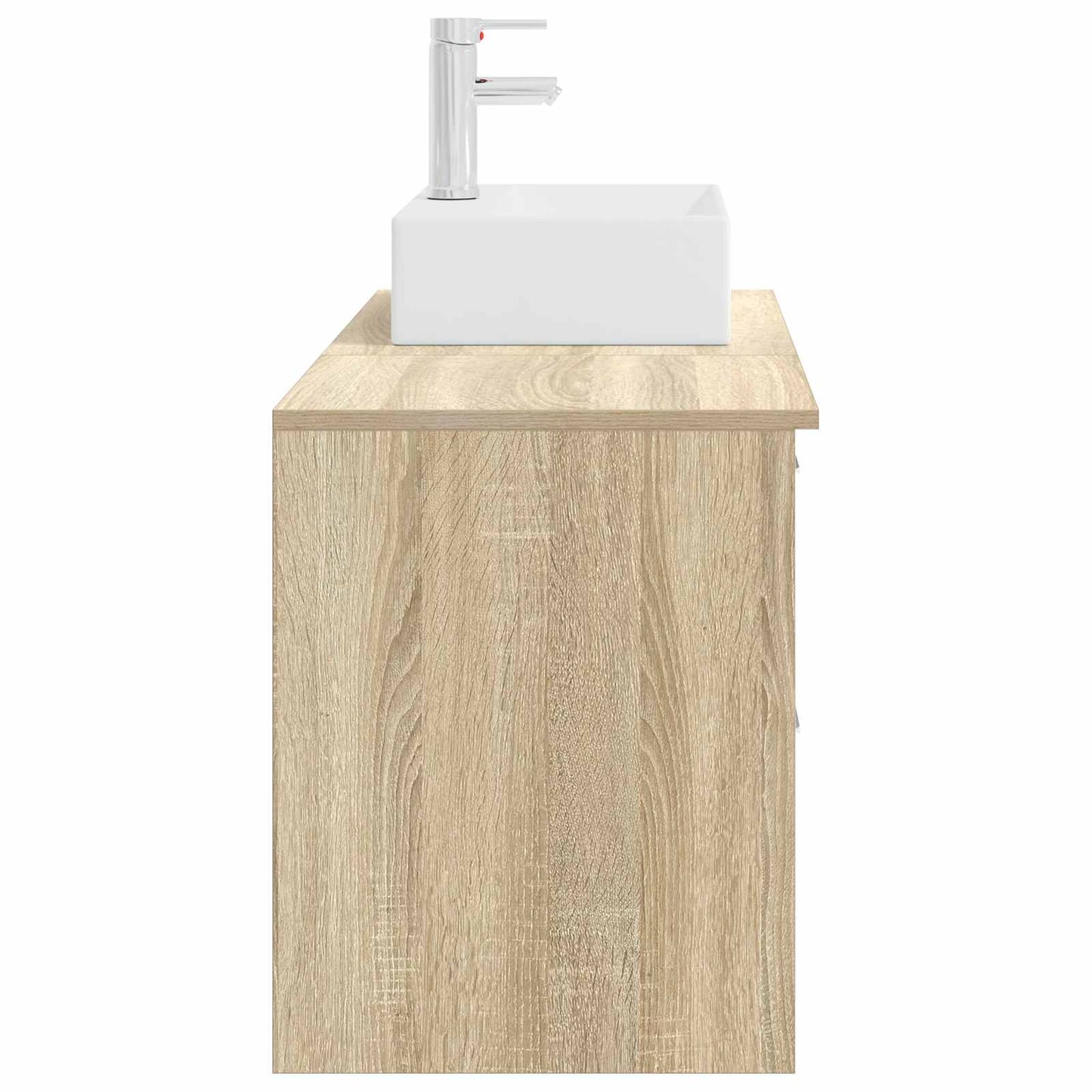 vidaXL Bathroom Furniture Set 2 pcs Sonoma Oak Engineered Wood