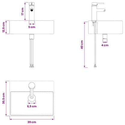 vidaXL Bathroom Cabinet Set 2 pcs Grey Sonoma 79.5 x 41 x 79.5 cm