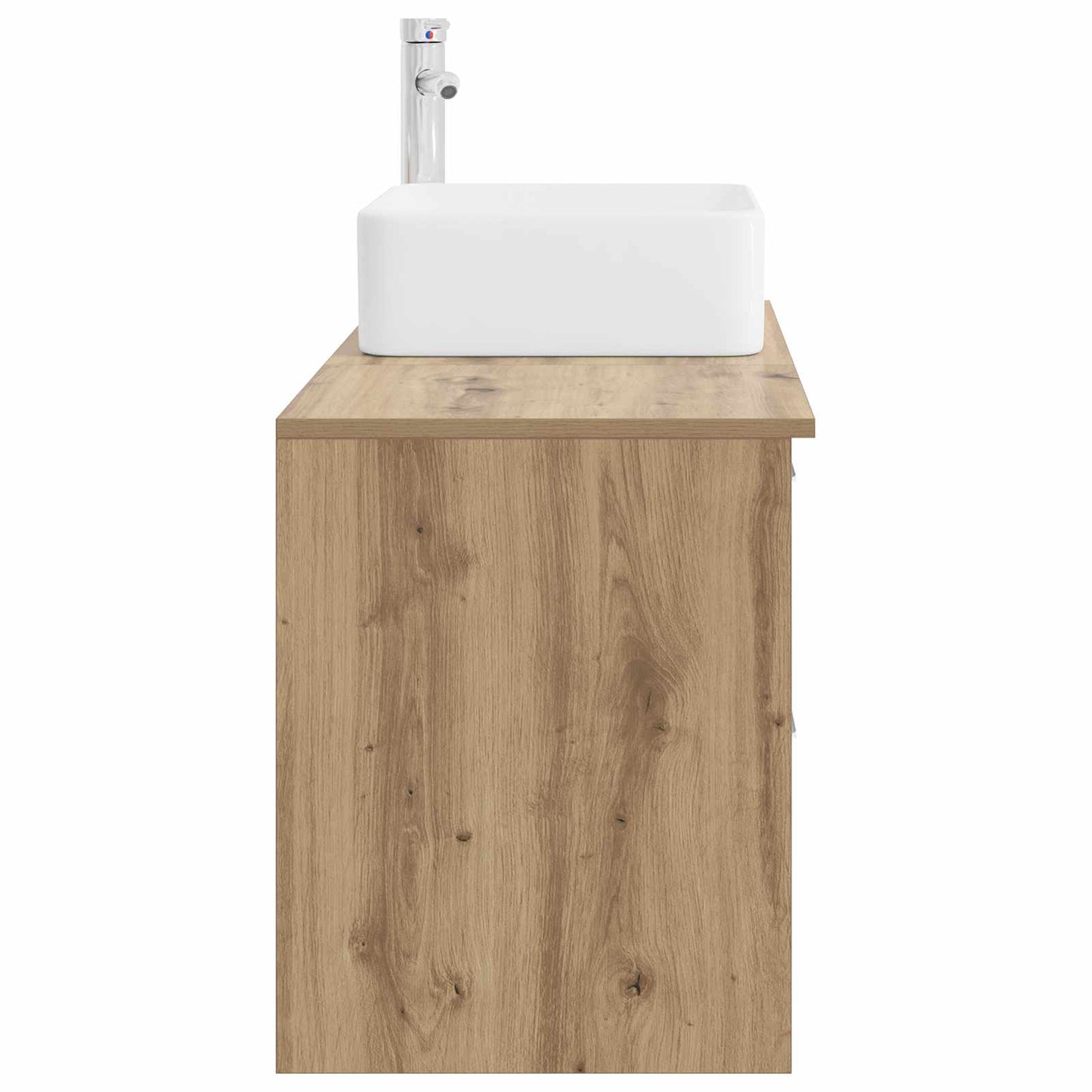 vidaXL Bathroom Furniture Set 2 pcs Artisan Oak Engineered Wood