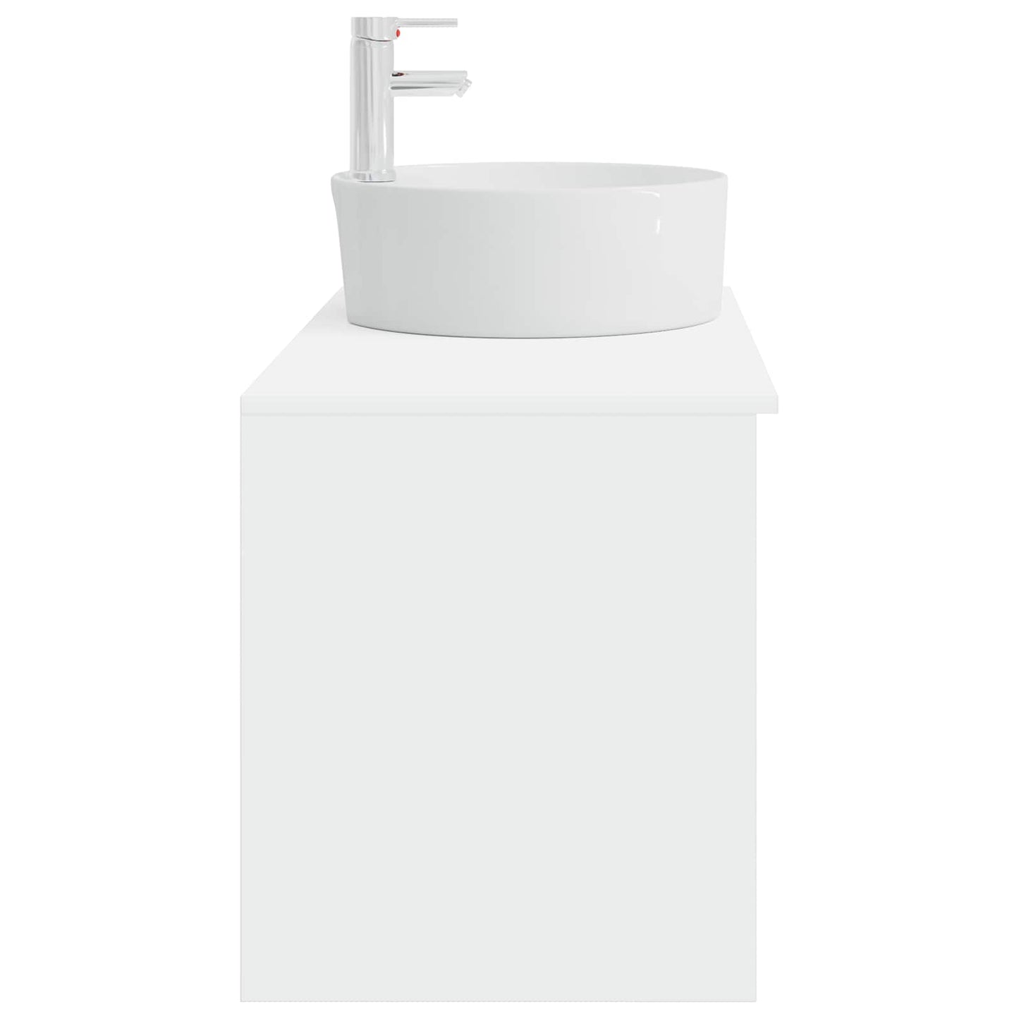 vidaXL Bathroom Furniture Set 2 pcs White Engineered Wood