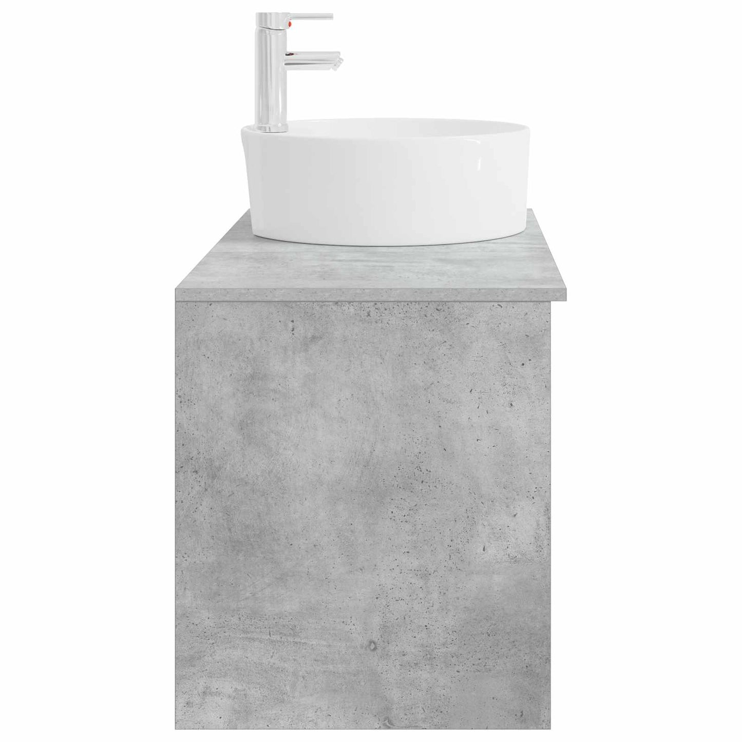 vidaXL Bathroom Furniture Set 2 pcs Concrete Grey Engineered Wood