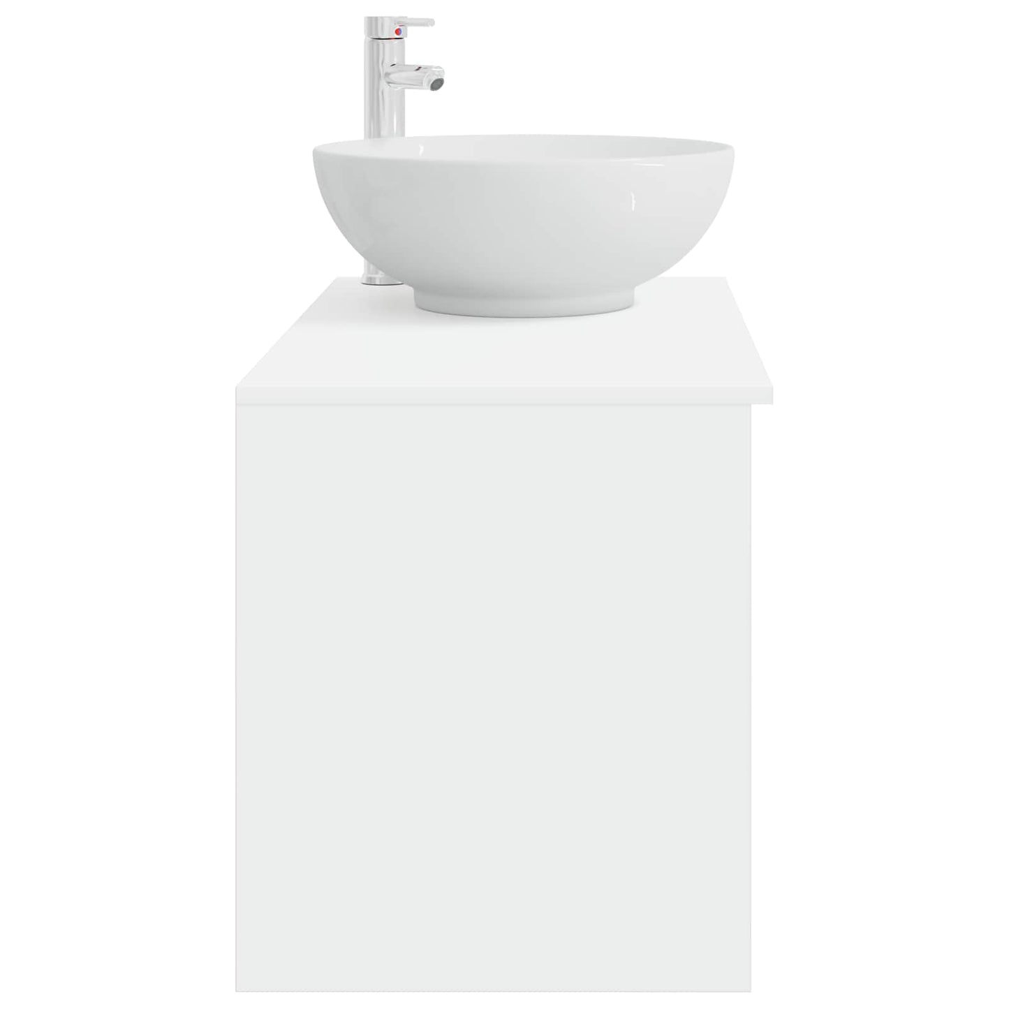 vidaXL Bathroom Furniture Set 2 pcs White Engineered Wood