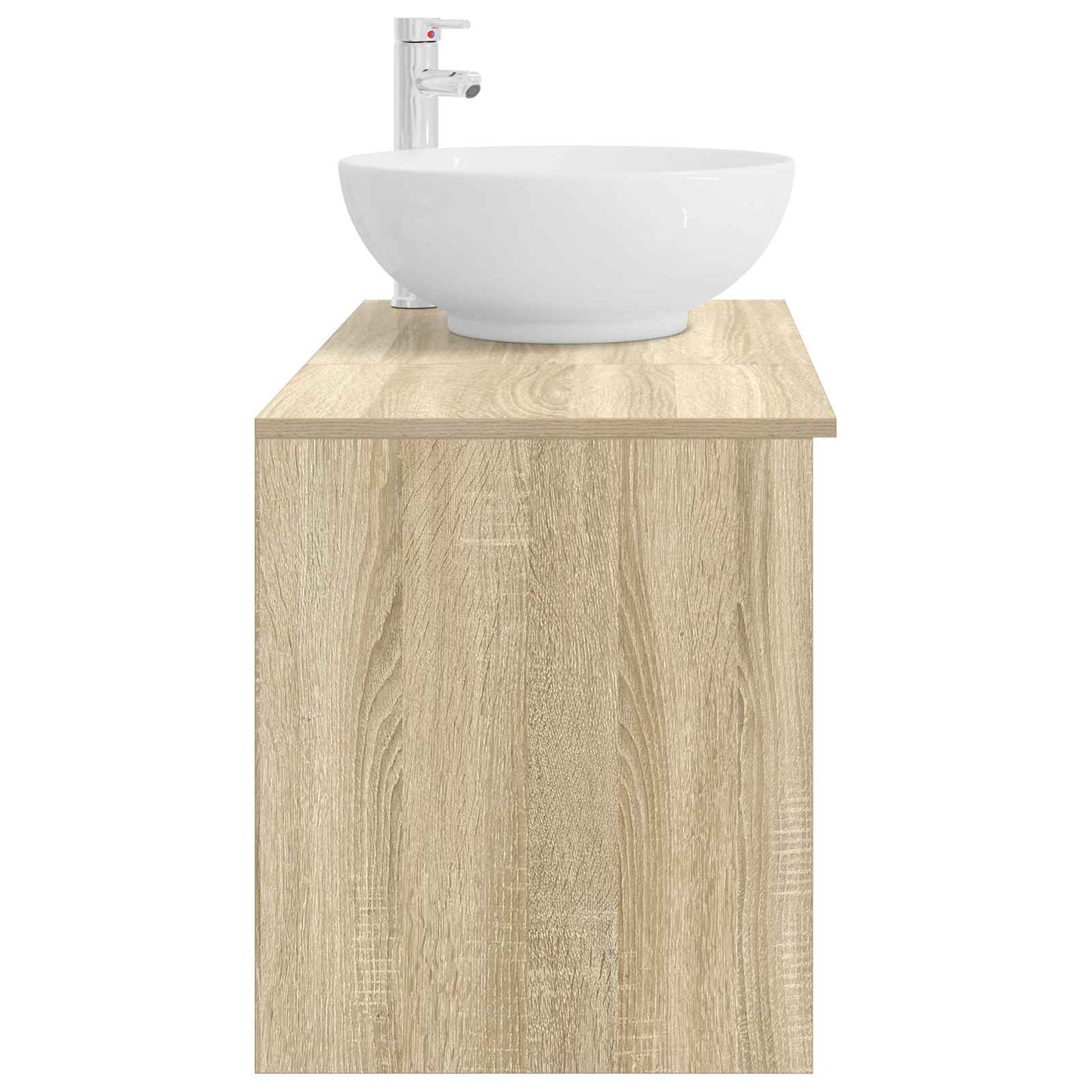 vidaXL Bathroom Furniture Set 2 pcs Sonoma Oak Engineered Wood