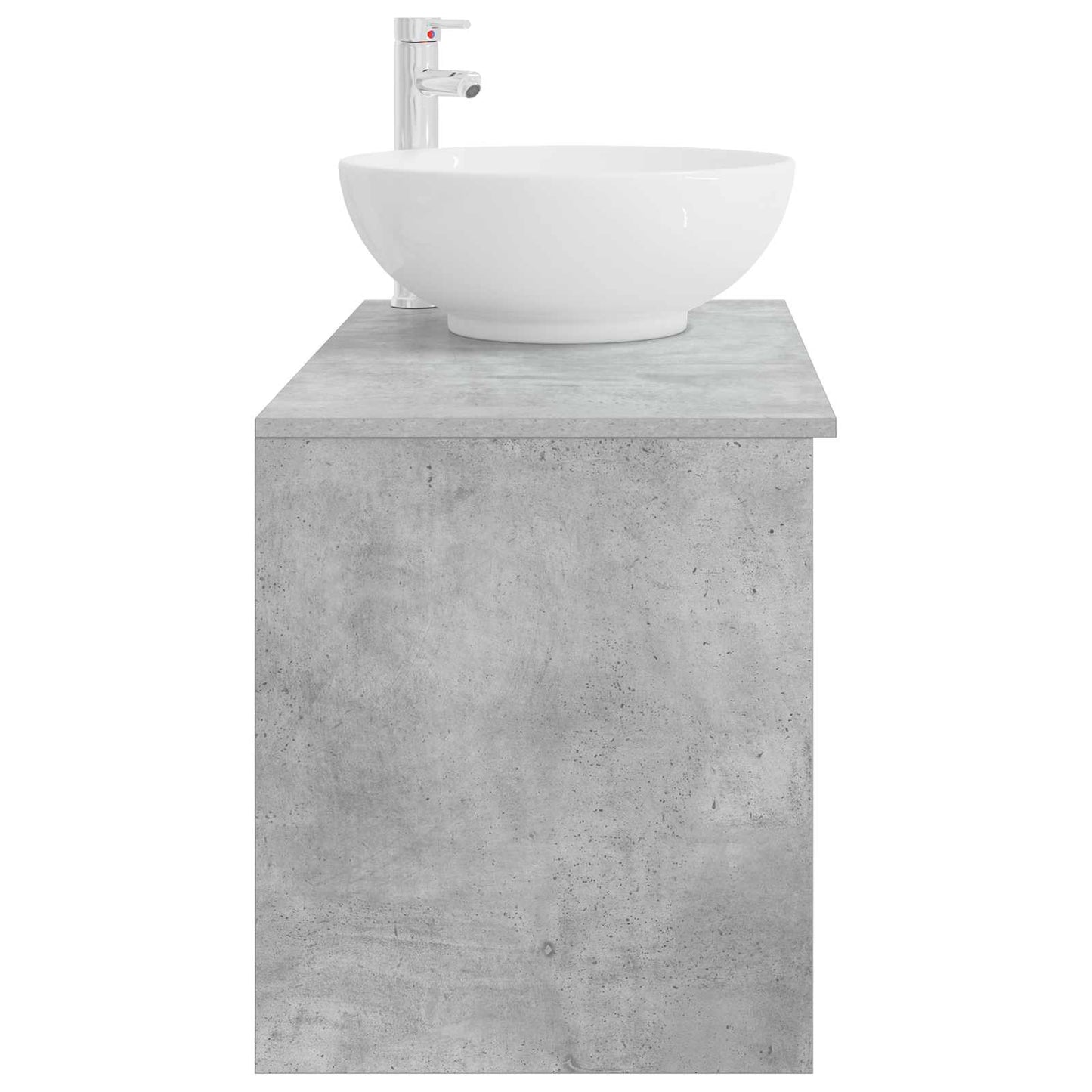 vidaXL Bathroom Furniture Set 2 pcs Concrete Grey Engineered Wood