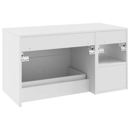 vidaXL Bathroom Furniture Set 2 pcs White Engineered Wood