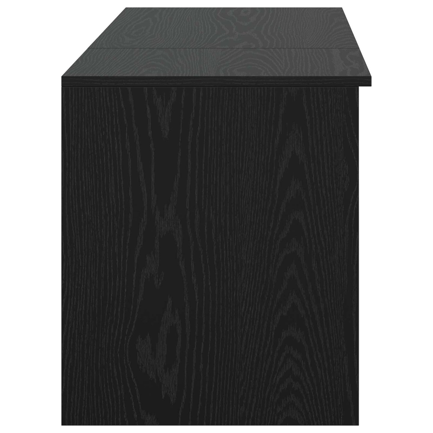 vidaXL Bathroom Furniture Set 2 pcs Black Oak Engineered Wood