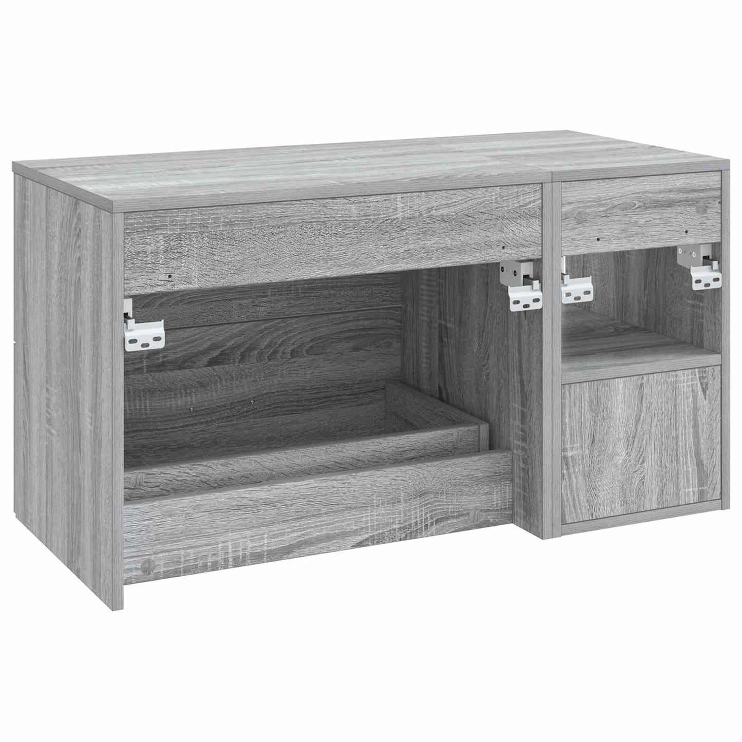 vidaXL Bathroom Furniture Set 2 pcs Grey Sonoma Engineered Wood
