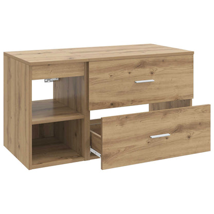 vidaXL Bathroom Furniture Set 2 pcs Artisan Oak Engineered Wood