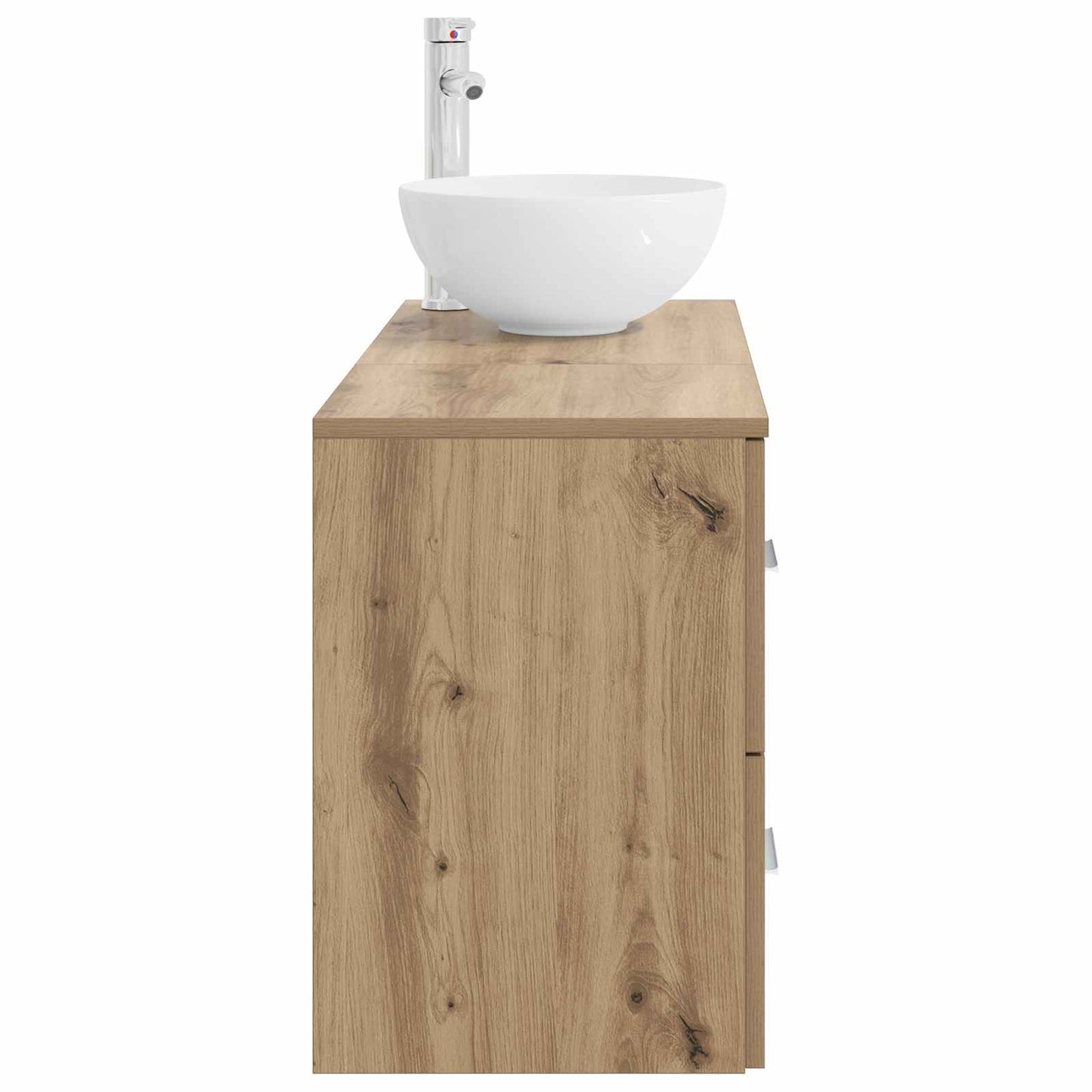 vidaXL Bathroom Furniture Set 2 pcs Artisan Oak Engineered Wood