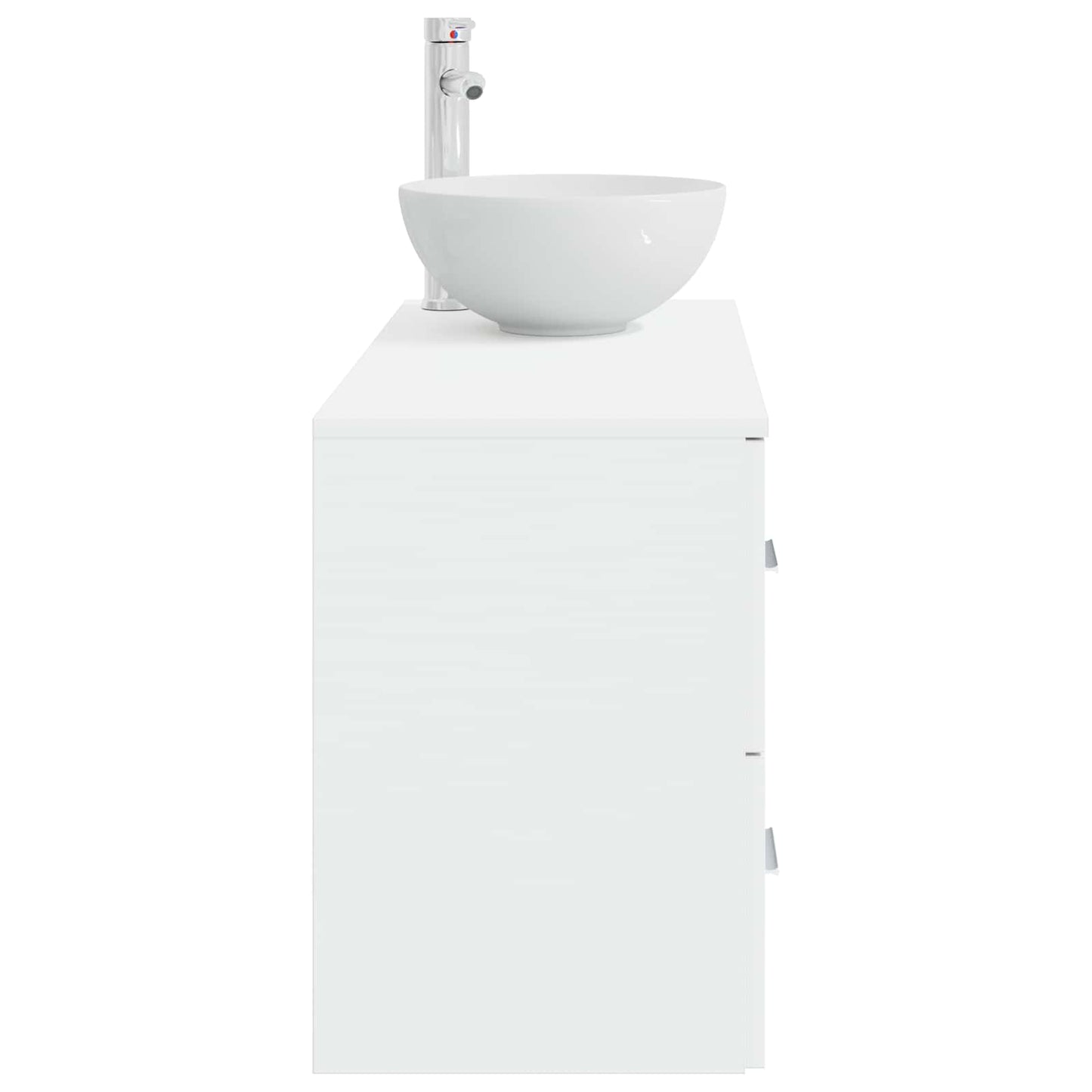 vidaXL Bathroom Furniture Set 2 pcs White Engineered Wood