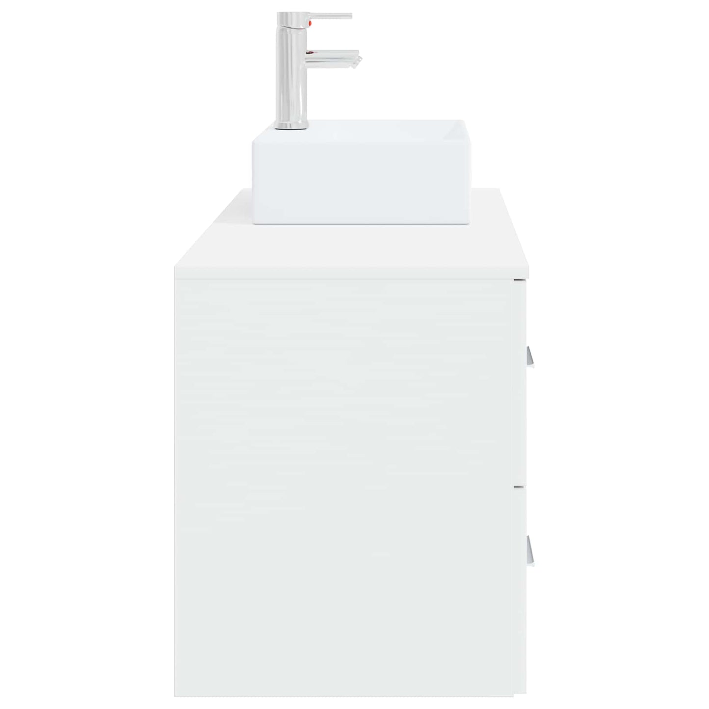 vidaXL Bathroom Furniture Set 2 pcs White Engineered Wood
