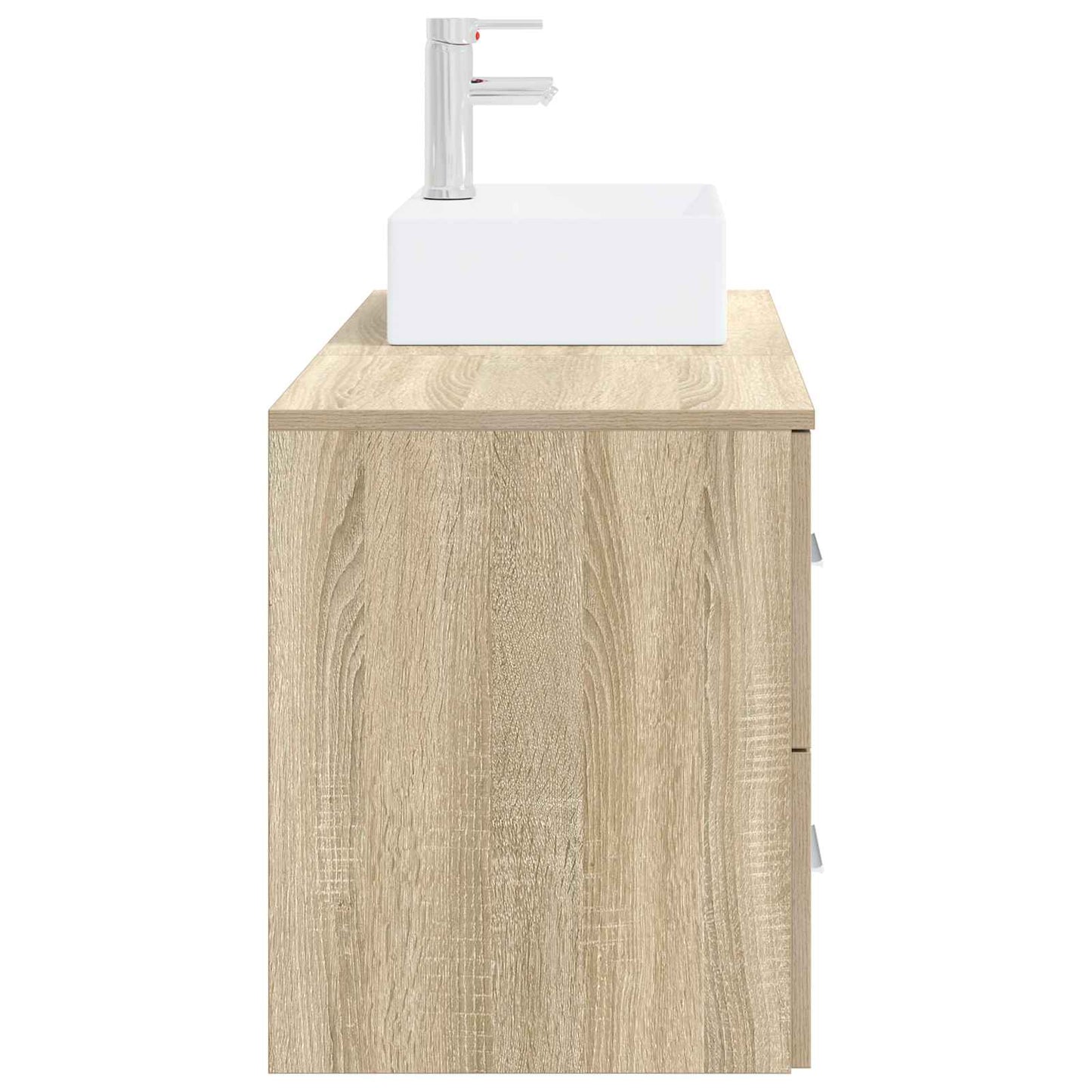 vidaXL Bathroom Furniture Set 2 pcs Sonoma Oak Engineered Wood