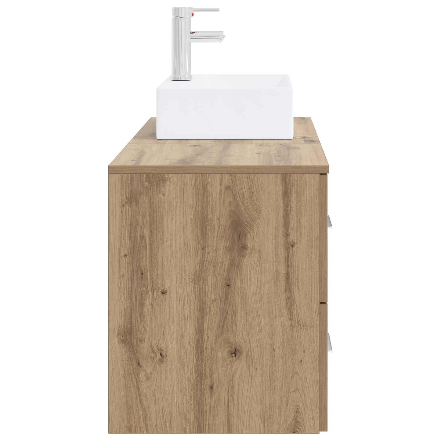 vidaXL Bathroom Furniture Set 2 pcs Artisan Oak Engineered Wood