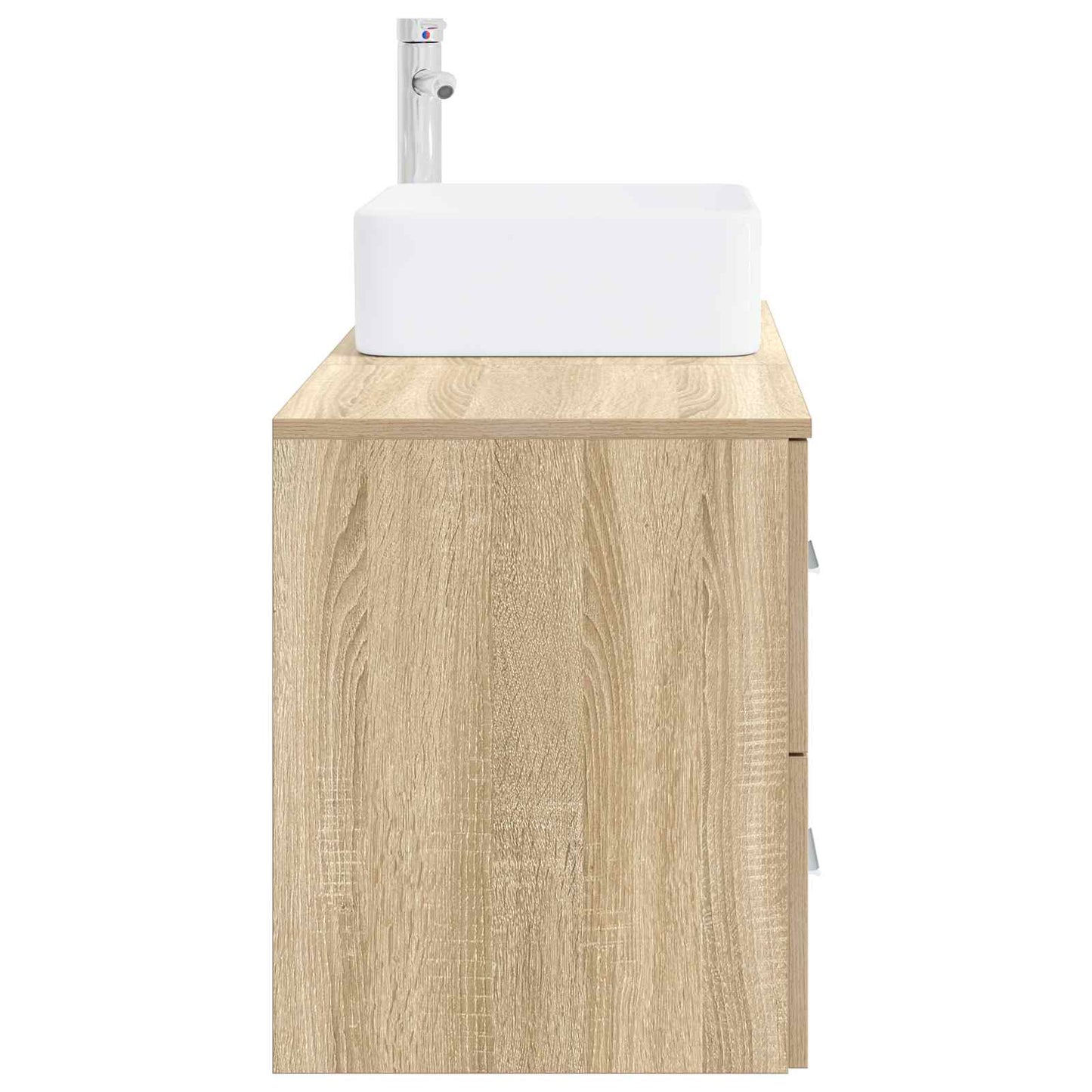 vidaXL Bathroom Furniture Set 2 pcs Sonoma Oak Engineered Wood