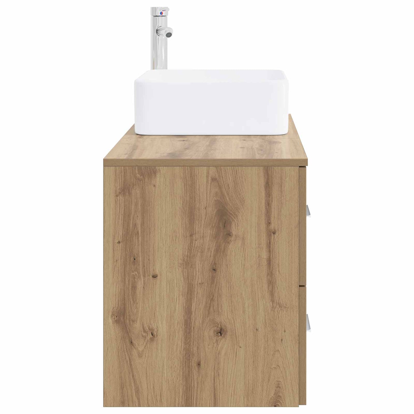 vidaXL Bathroom Furniture Set 2 pcs Artisan Oak Engineered Wood