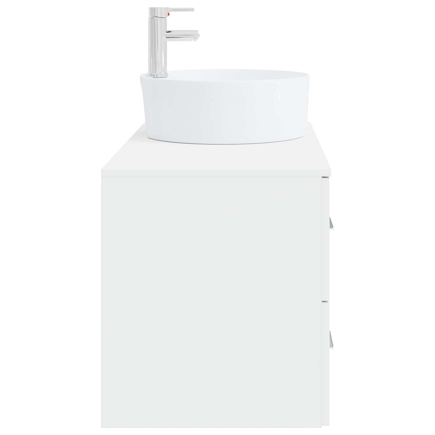 vidaXL Bathroom Furniture Set 2 pcs White Engineered Wood