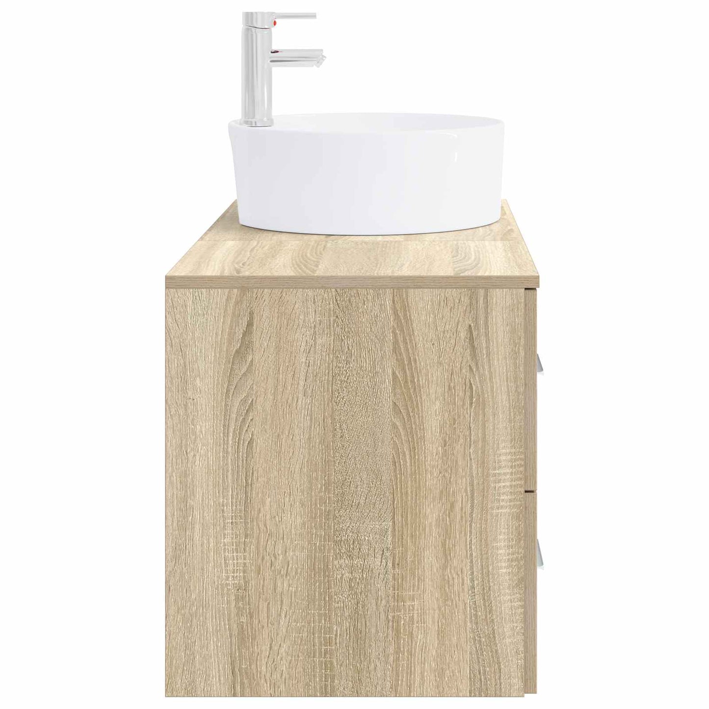 vidaXL Bathroom Furniture Set 2 pcs Sonoma Oak Engineered Wood
