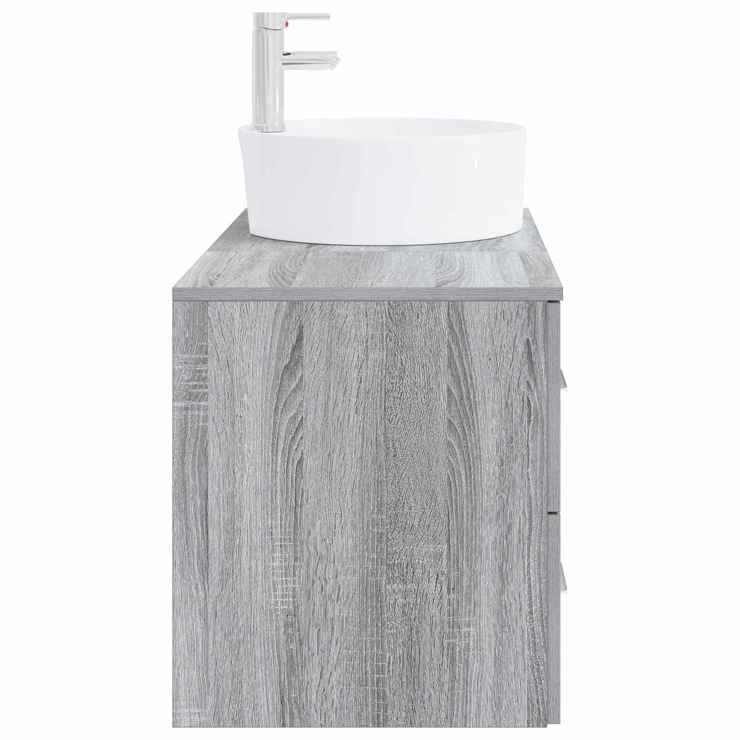 vidaXL Bathroom Furniture Set 2 pcs Grey Sonoma Engineered Wood