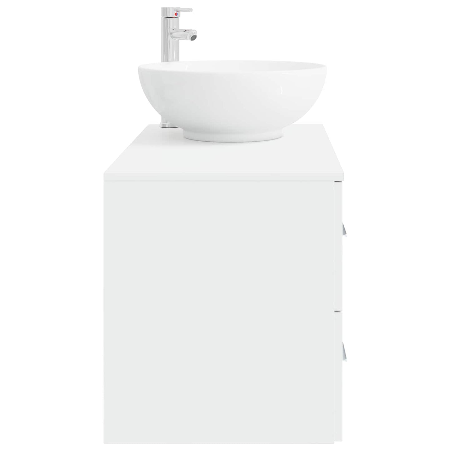 vidaXL Bathroom Furniture Set 2 pcs White Engineered Wood