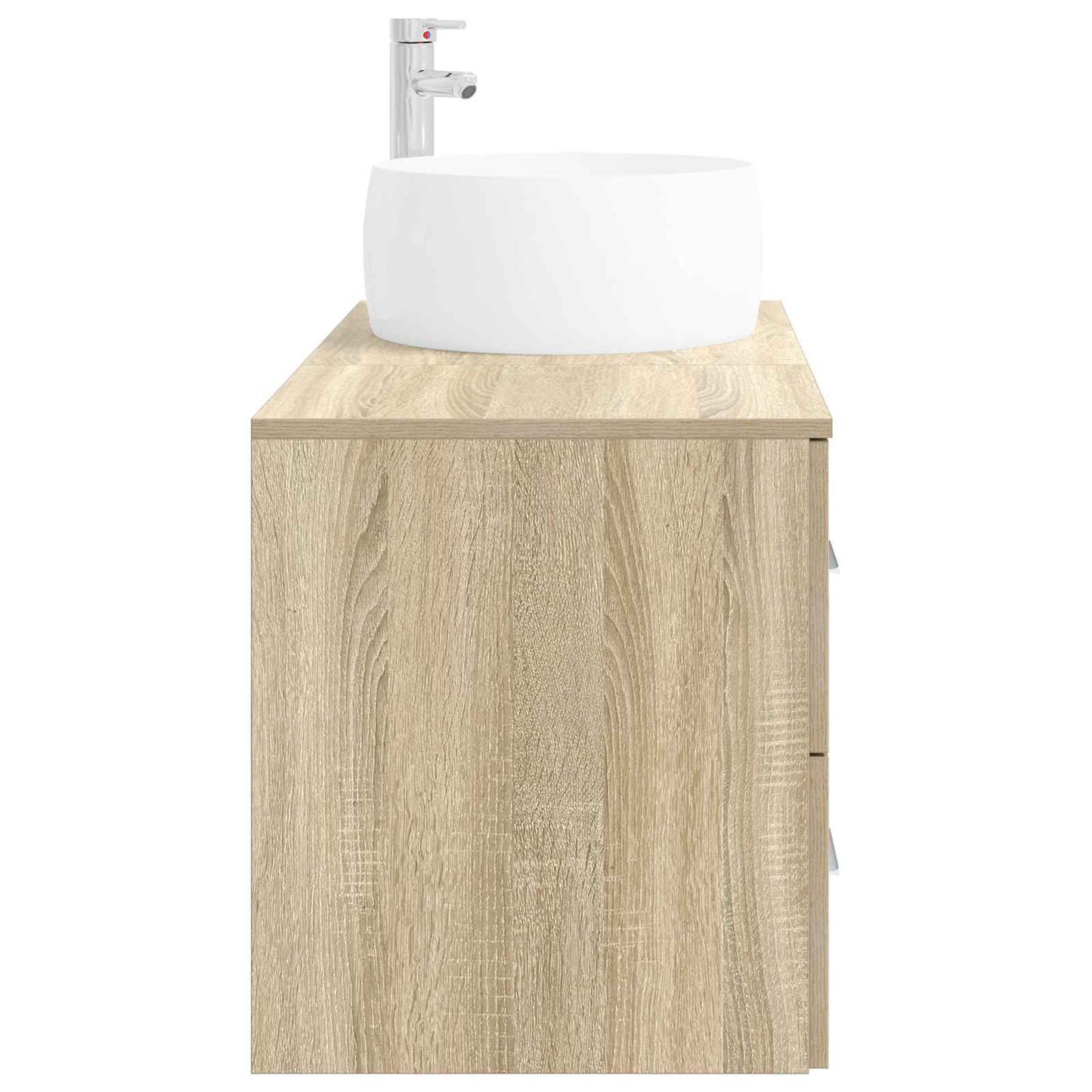 vidaXL Bathroom Furniture Set 2 pcs Sonoma Oak Engineered Wood