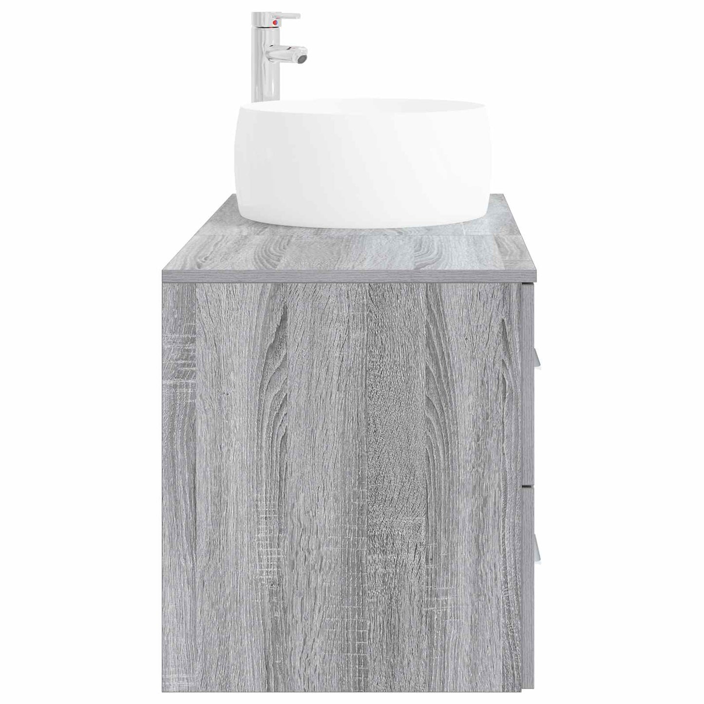 vidaXL Bathroom Furniture Set 2 pcs Grey Sonoma Engineered Wood