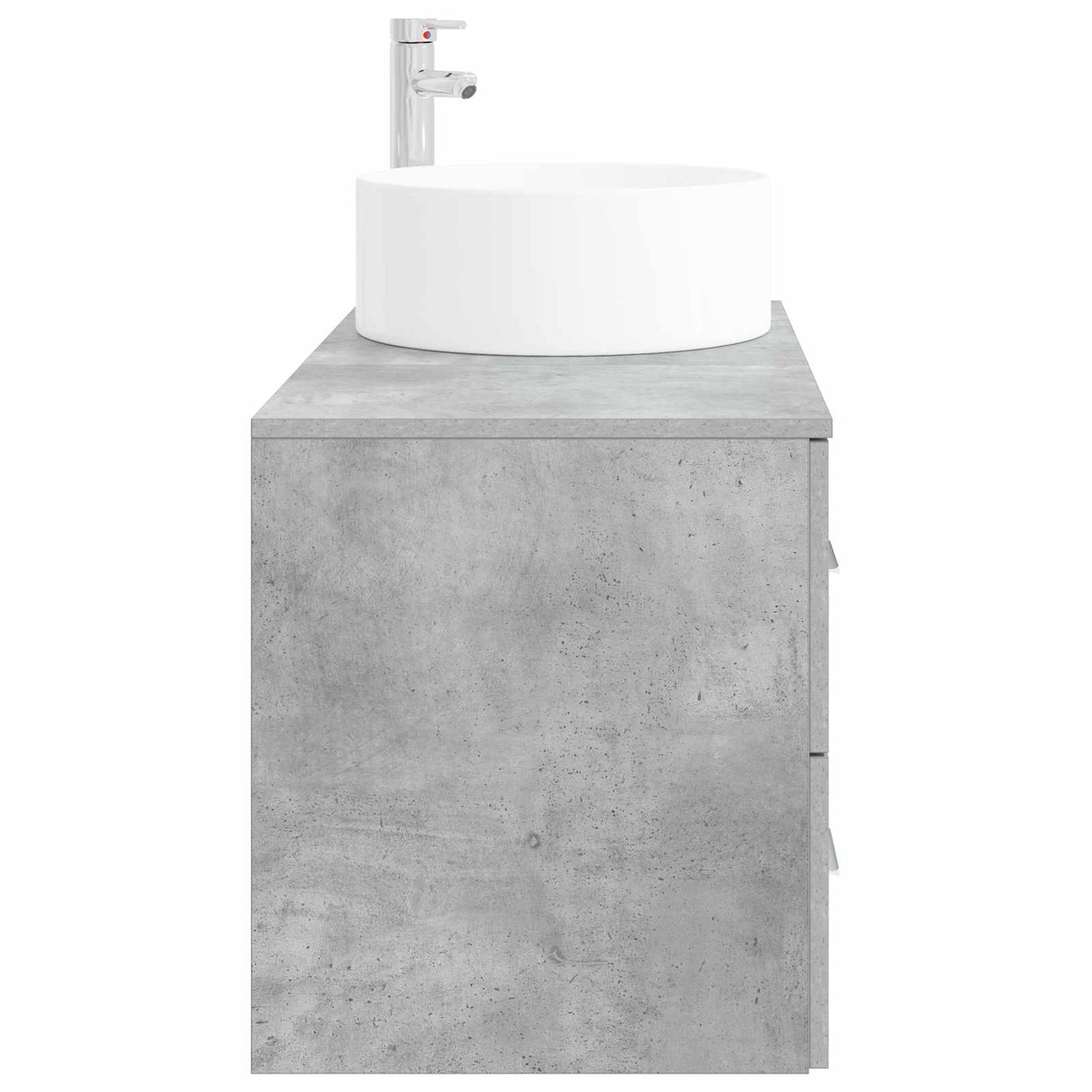 vidaXL Bathroom Furniture Set 2 pcs Concrete Grey Engineered Wood
