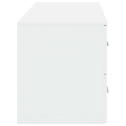 vidaXL Bathroom Furniture Set 2 pcs White Engineered Wood