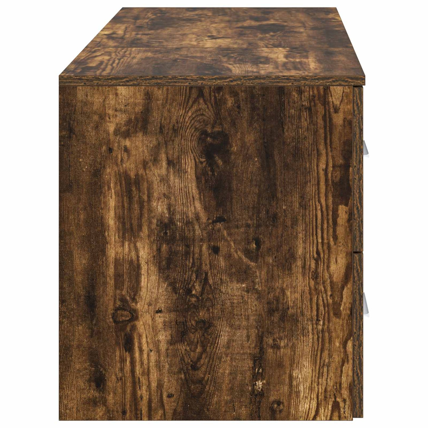 vidaXL Bathroom Furniture Set 2 pcs Smoked Oak Engineered Wood