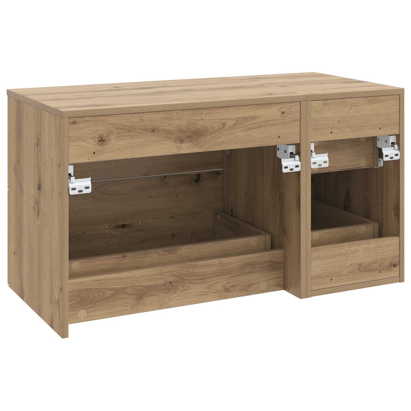 vidaXL Bathroom Furniture Set 2 pcs Artisan Oak Engineered Wood