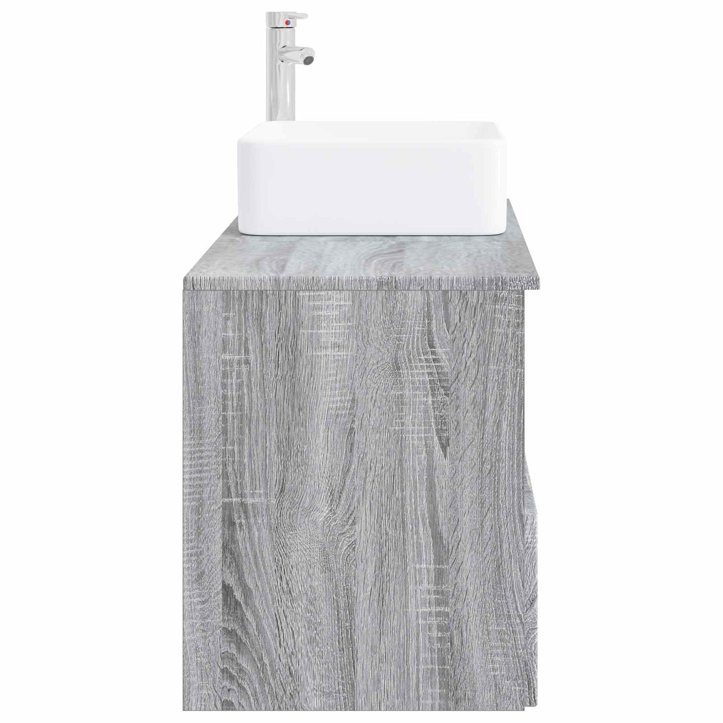 vidaXL Bathroom Furniture Set 2 pcs Grey Sonoma Engineered Wood